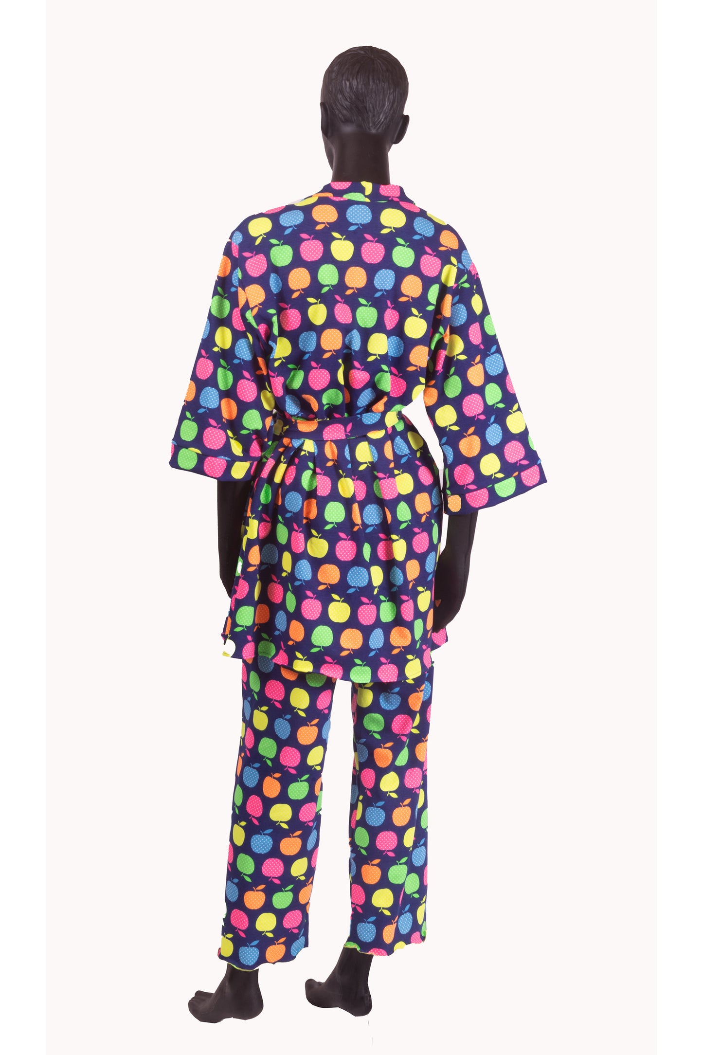 Set pijama dama bumbac si halat APPLE , BLD by Exclusive