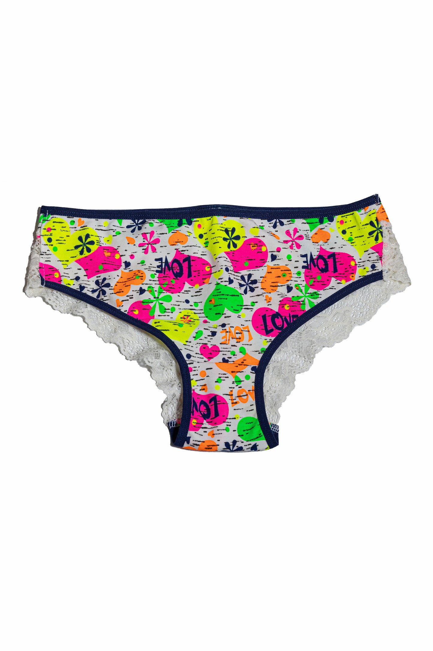 Set 4 buc chilot clasic, multicolor, bumbac, dantela, IOANA 3+1, BLD by Exclusive