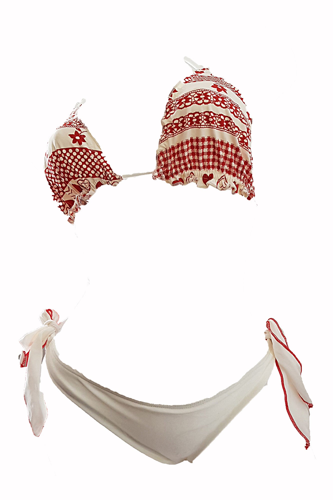Costum de baie dama doua piese, imprimeu floral, MIRELA, BLD by Exclusive