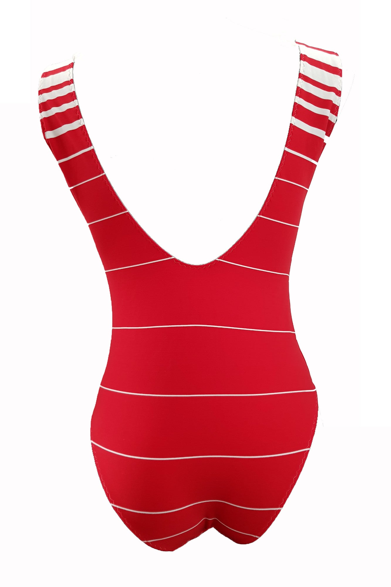 Costum de baie dama intreg, rosu, ANDREEA 01, BLD by Exclusive