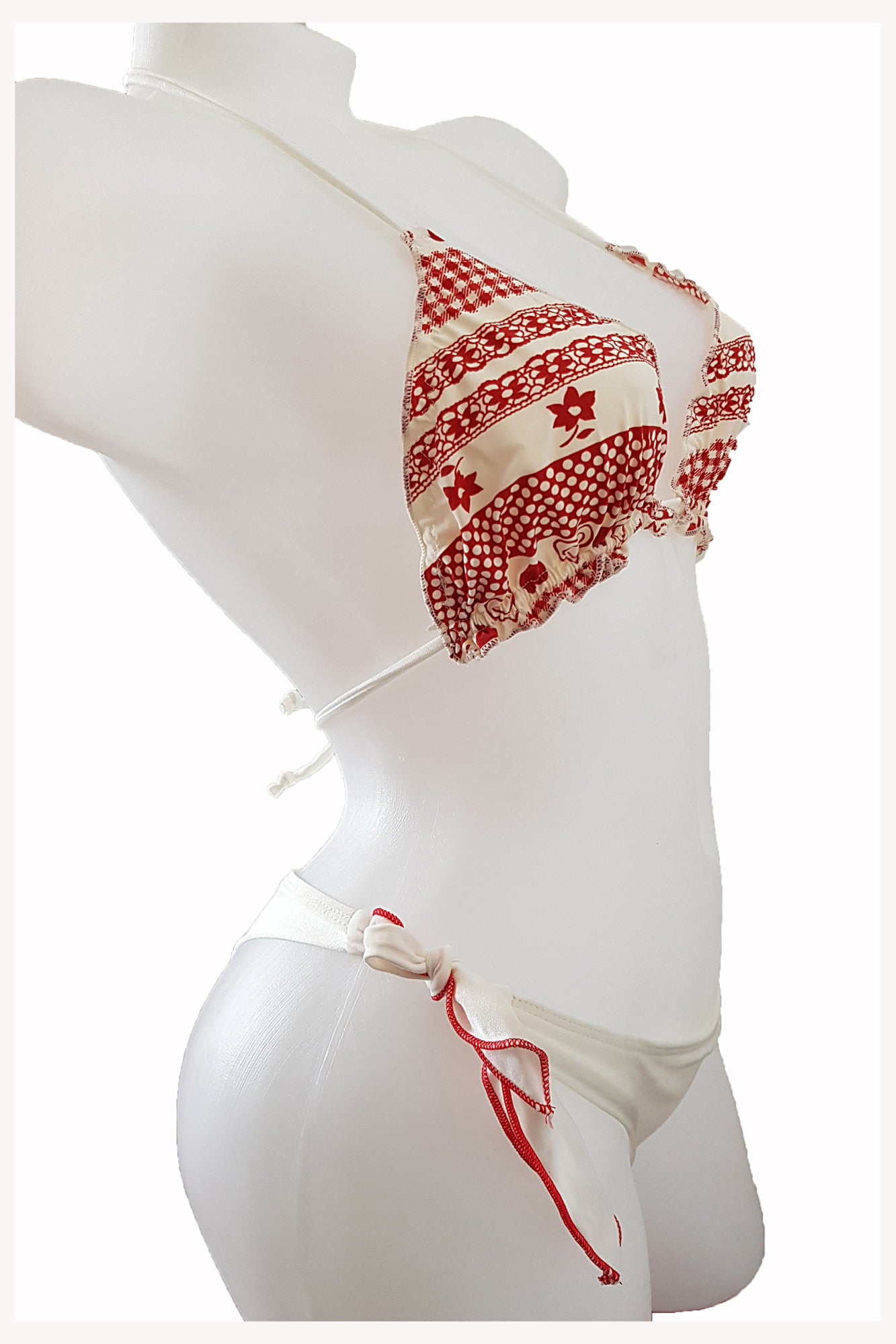 Costum de baie dama doua piese, imprimeu floral, MIRELA, BLD by Exclusive