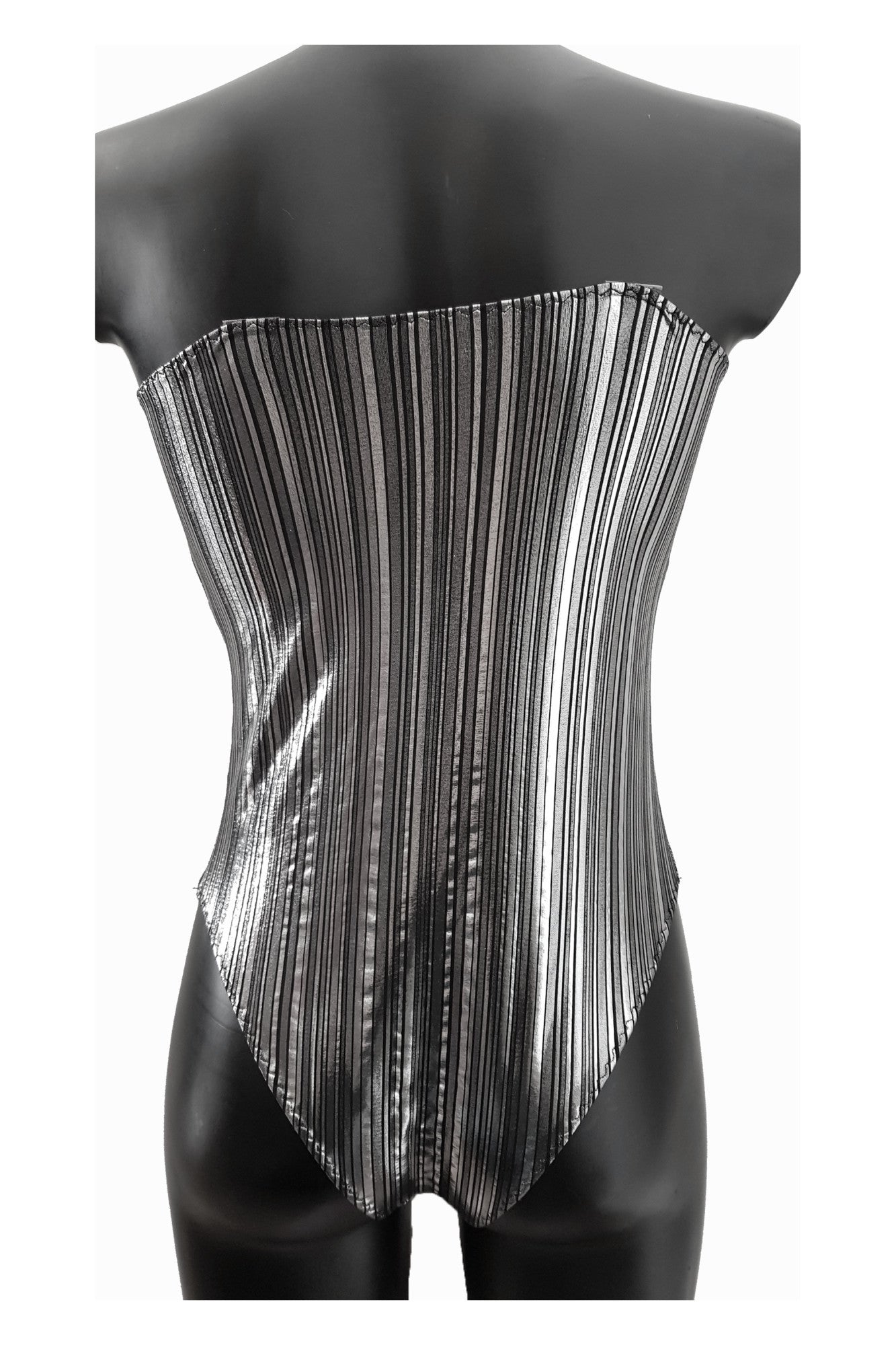 Costum de baie dama intreg, argintiu, LUNA 01, BLD by Exclusive