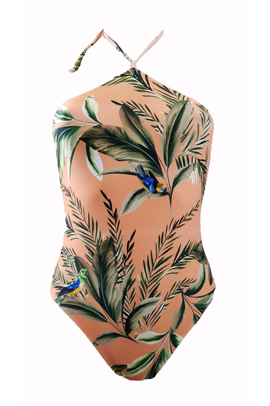 Costum de baie dama intreg, imprimeu jungle, IULIANA 01, BLD by Exclusive