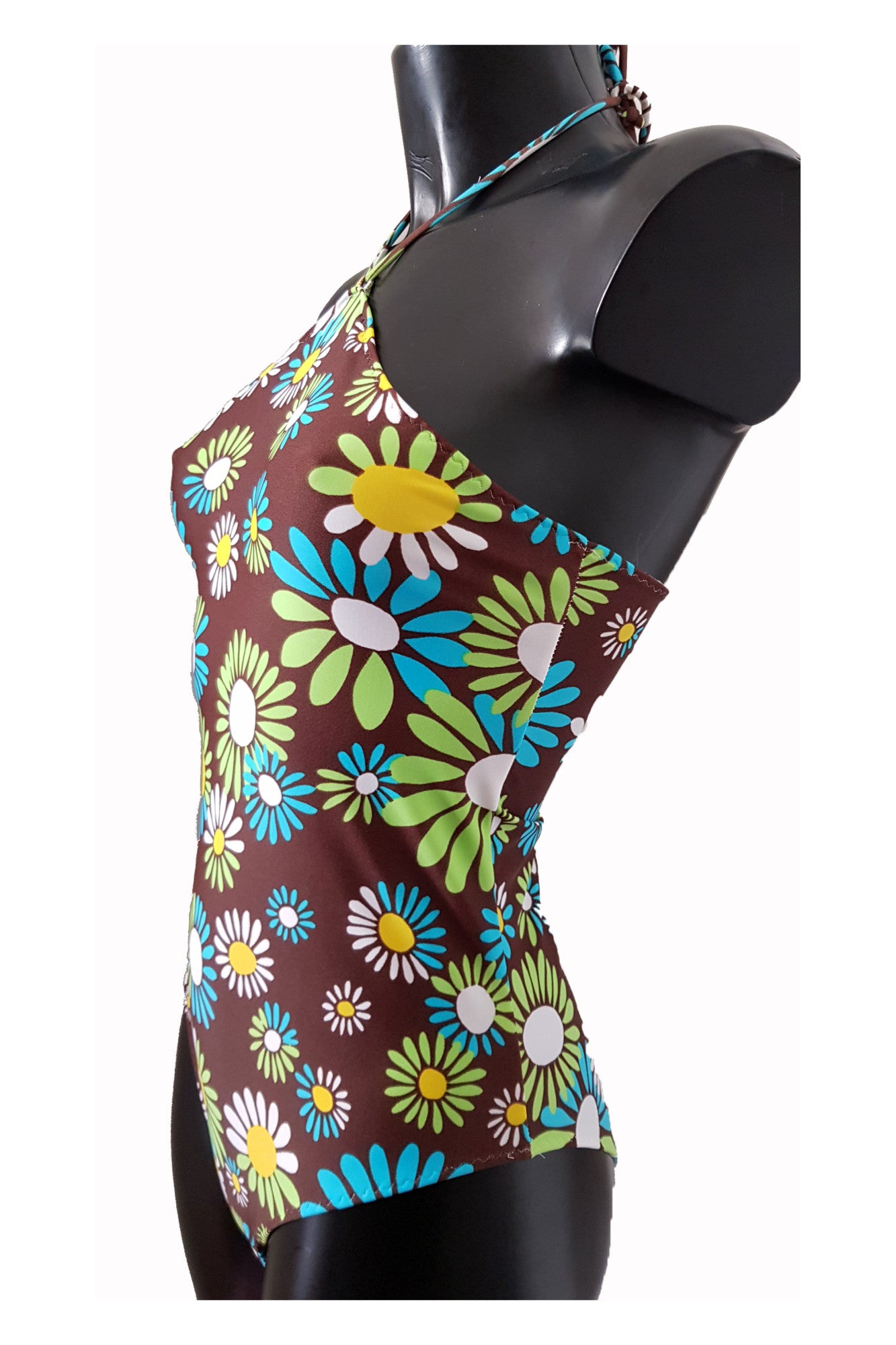 Costum de baie dama intreg, imprimeu floral, MARGARETA 02, BLD by Exclusive