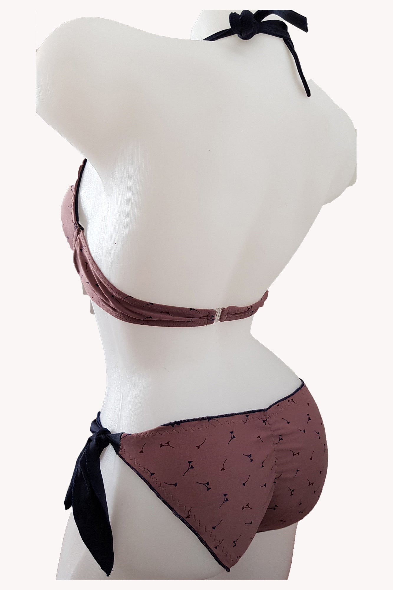Costum de baie dama doua piese, imprimeu floral,Madalina , BLD by Exclusive