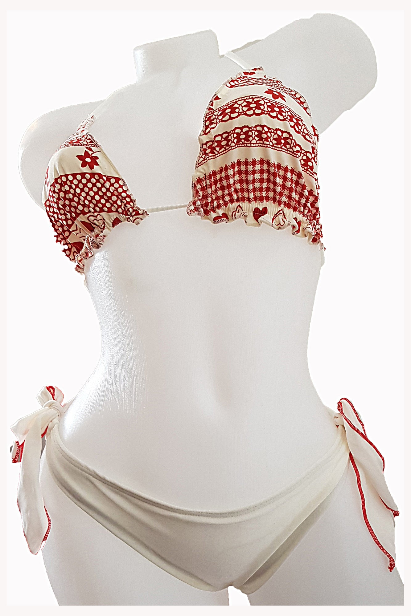 Costum de baie dama doua piese, imprimeu floral, MIRELA, BLD by Exclusive