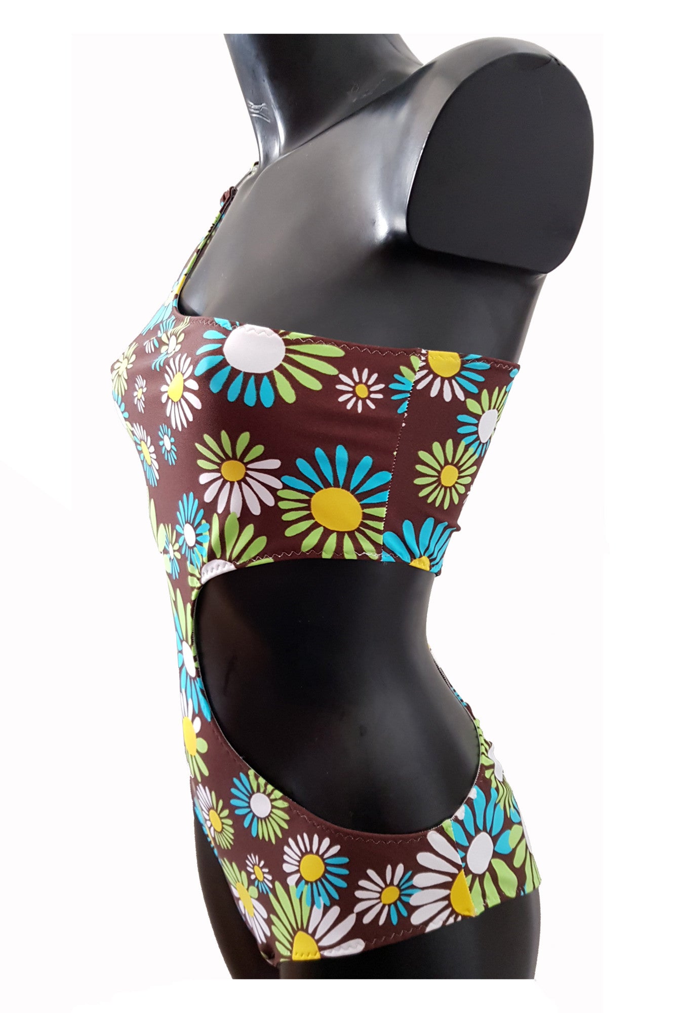 Costum de baie dama intreg, imprimeu floral, MARGARETA 03, BLD by Exclusive