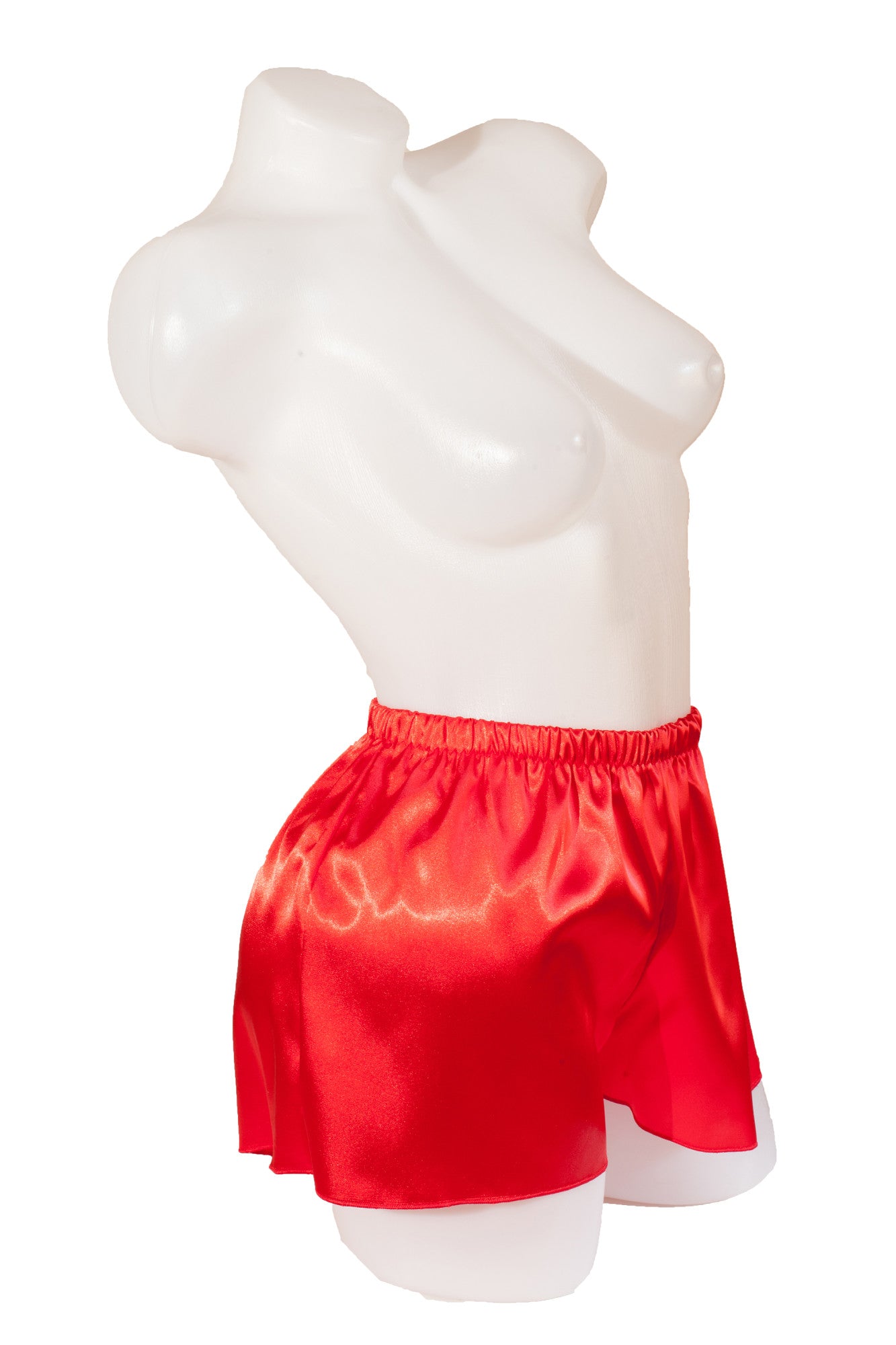 Pijama dama doua piese, imprimeu uni, satin soft rosu, ROUGE, BLD by Exclusive