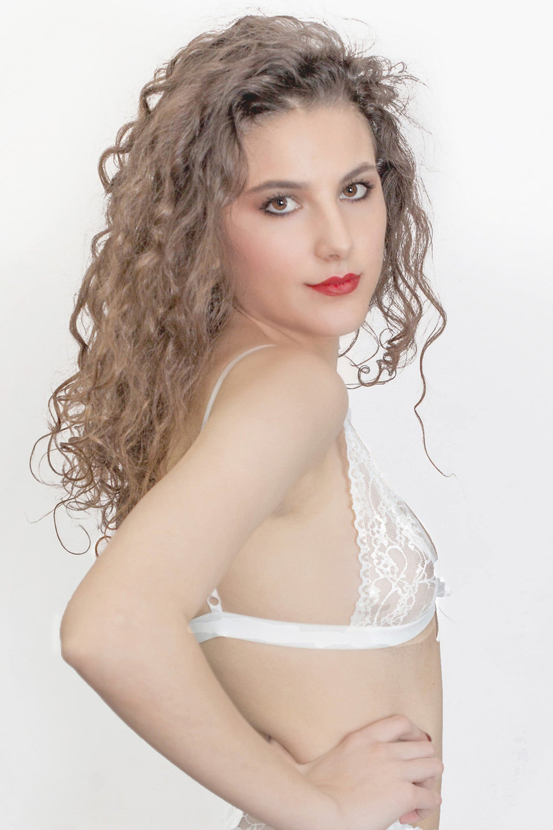 Sutien dantela PARIS Alb