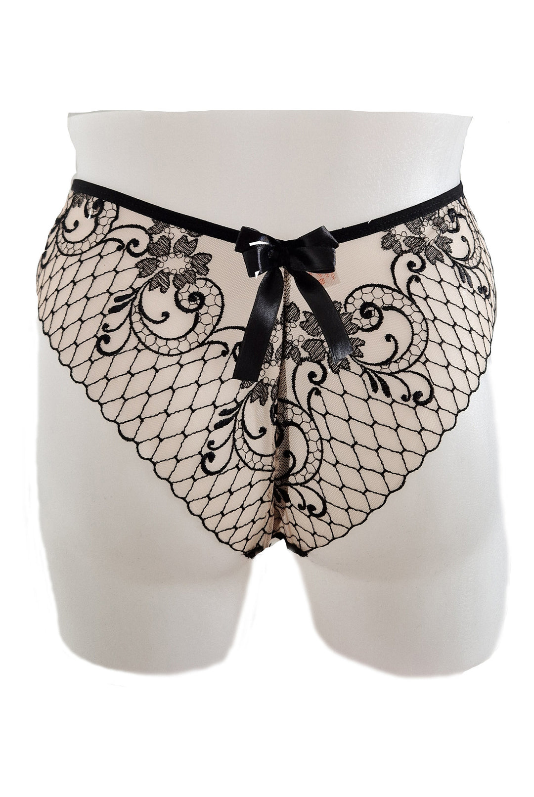 Chilot brazilian, broderie, nude, ZOE, BLD by Exclusive - imagine 3