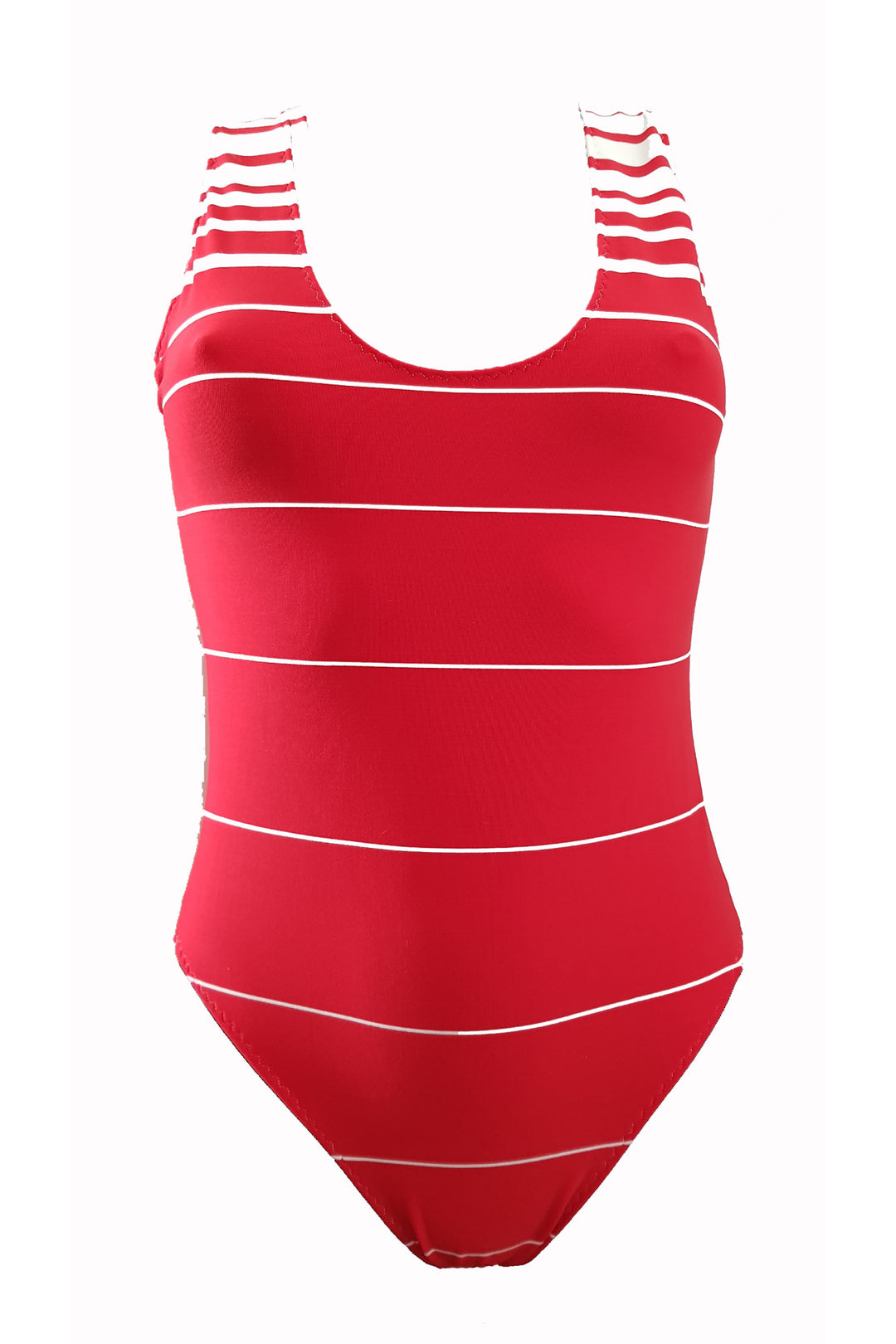 Costum de baie dama intreg, rosu, ANDREEA 01, BLD by Exclusive
