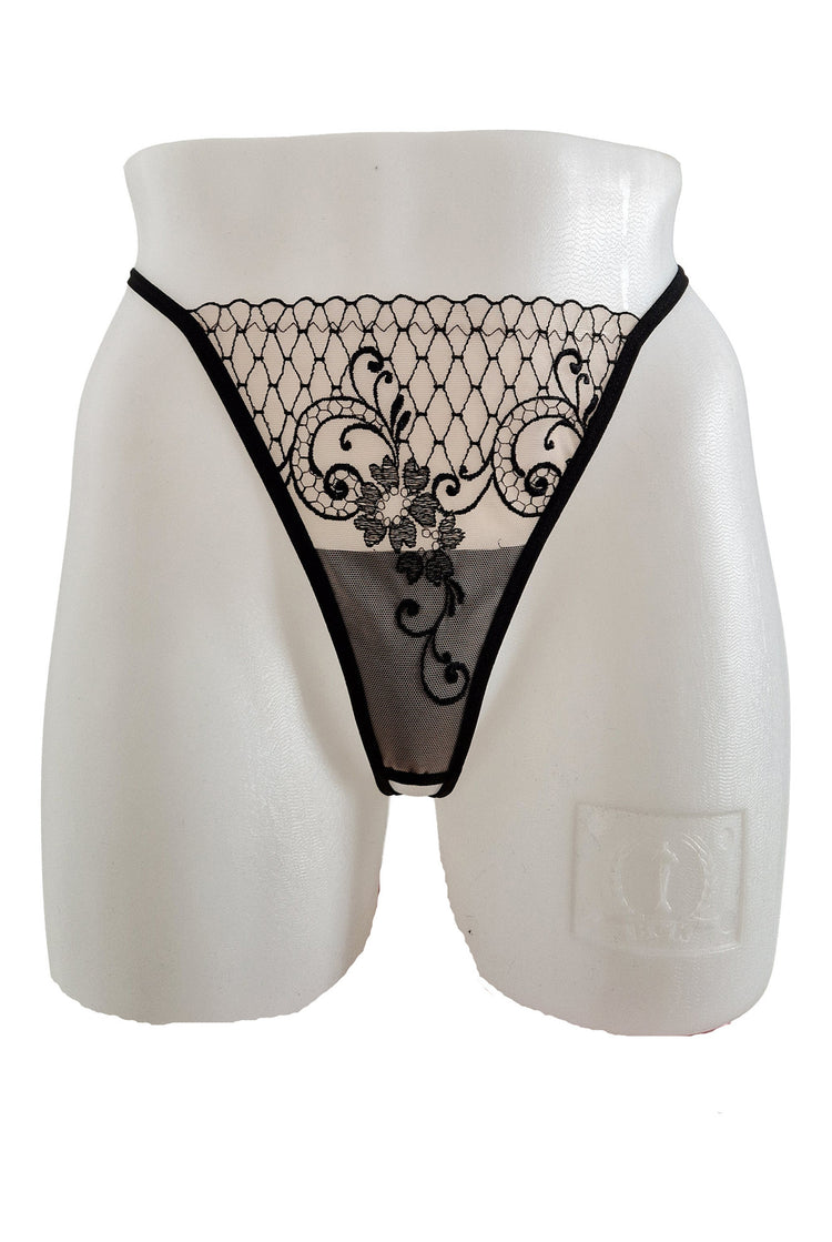 Chilot tanga, broderie, nude, AMIRA, BLD by Exclusive