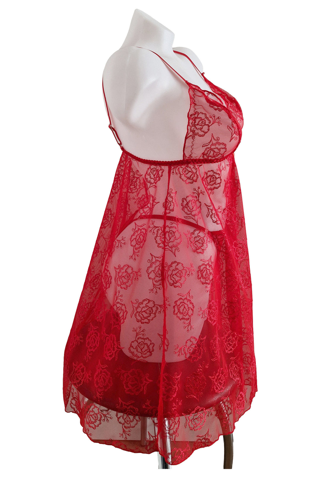Set chilot dama, BLD by dantela rosu - imagine 2