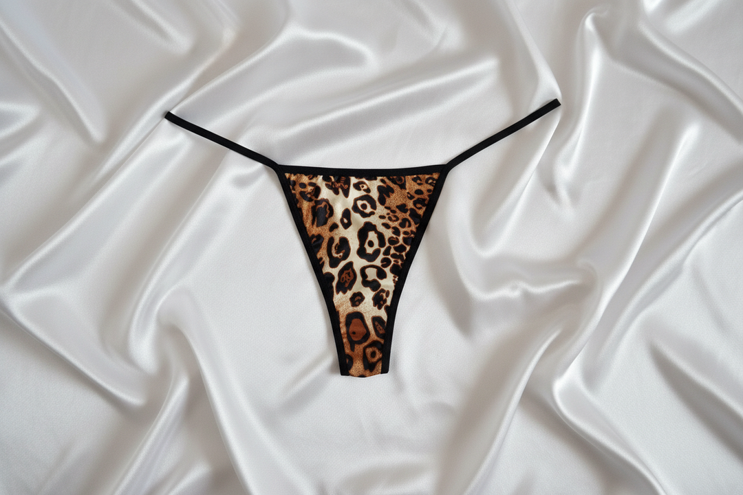 Chilot tanga, satin chic, animal print, BLD by Exclusive