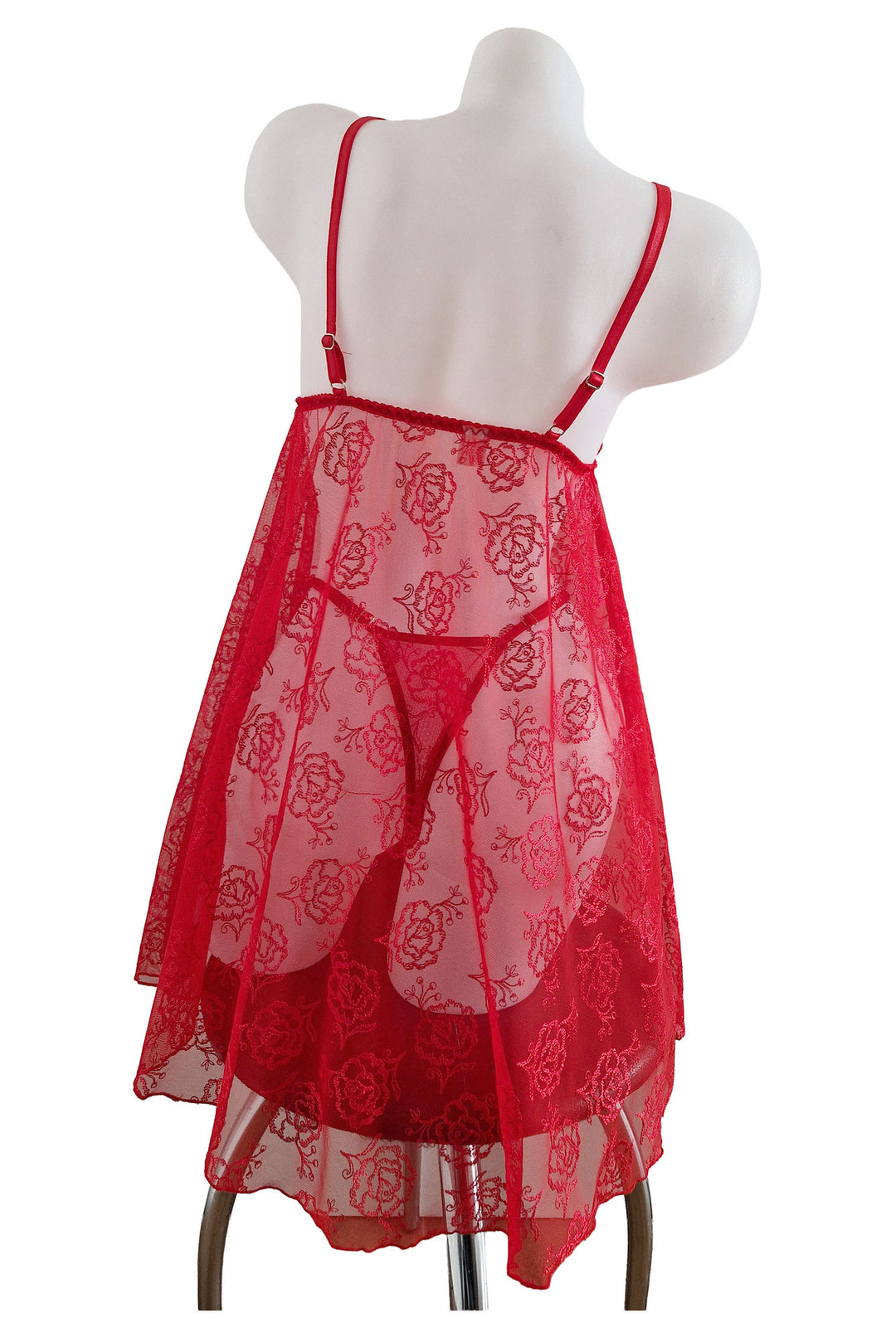 Set chilot dama, BLD by dantela rosu - imagine 3