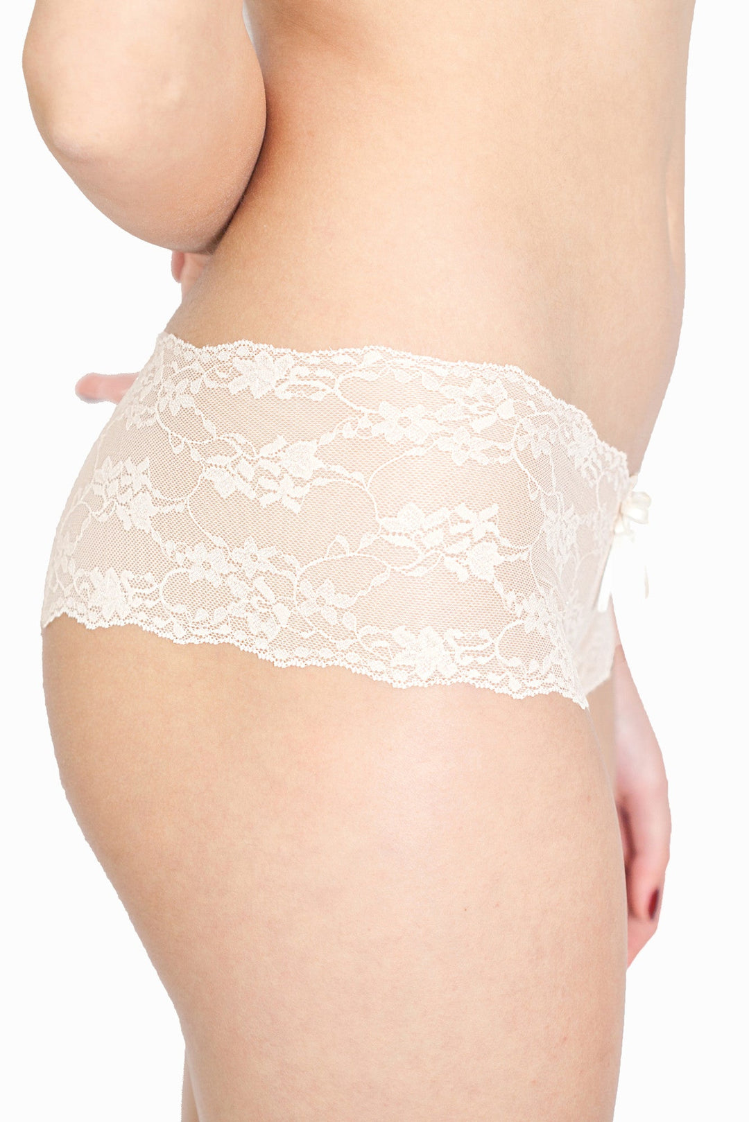 Chilot boxer dantela IRIS Bej