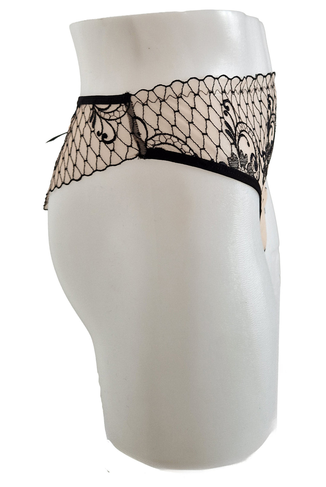 Chilot brazilian, broderie, nude, ZOE, BLD by Exclusive - imagine 2