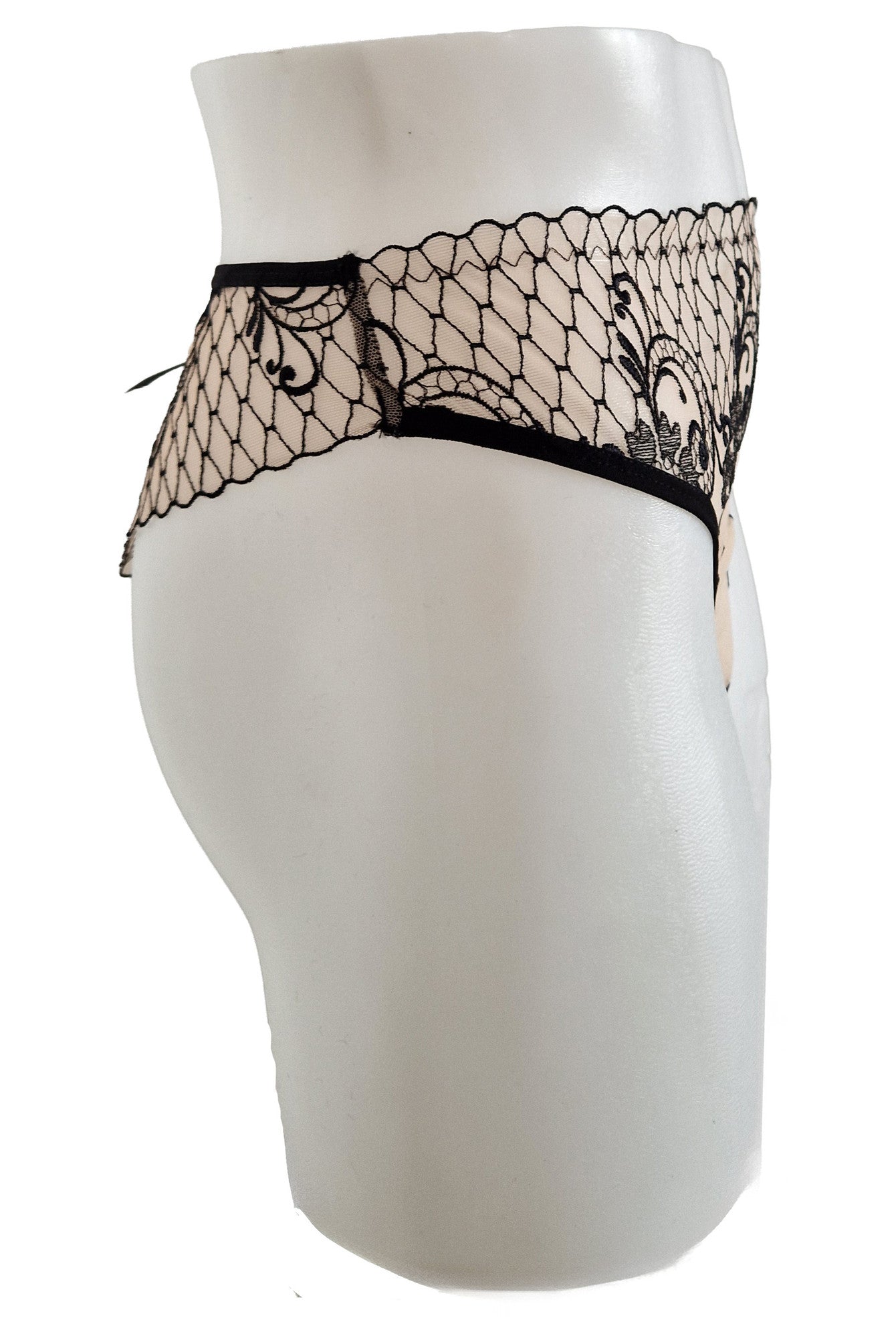 Chilot brazilian, broderie, nude, ZOE, BLD by Exclusive - imagine 2