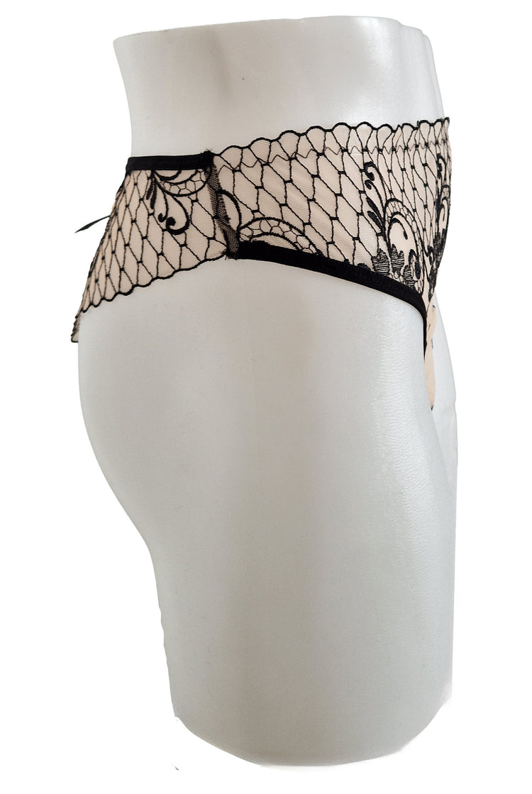 Chilot brazilian, broderie, nude, ZOE, BLD by Exclusive - imagine 2