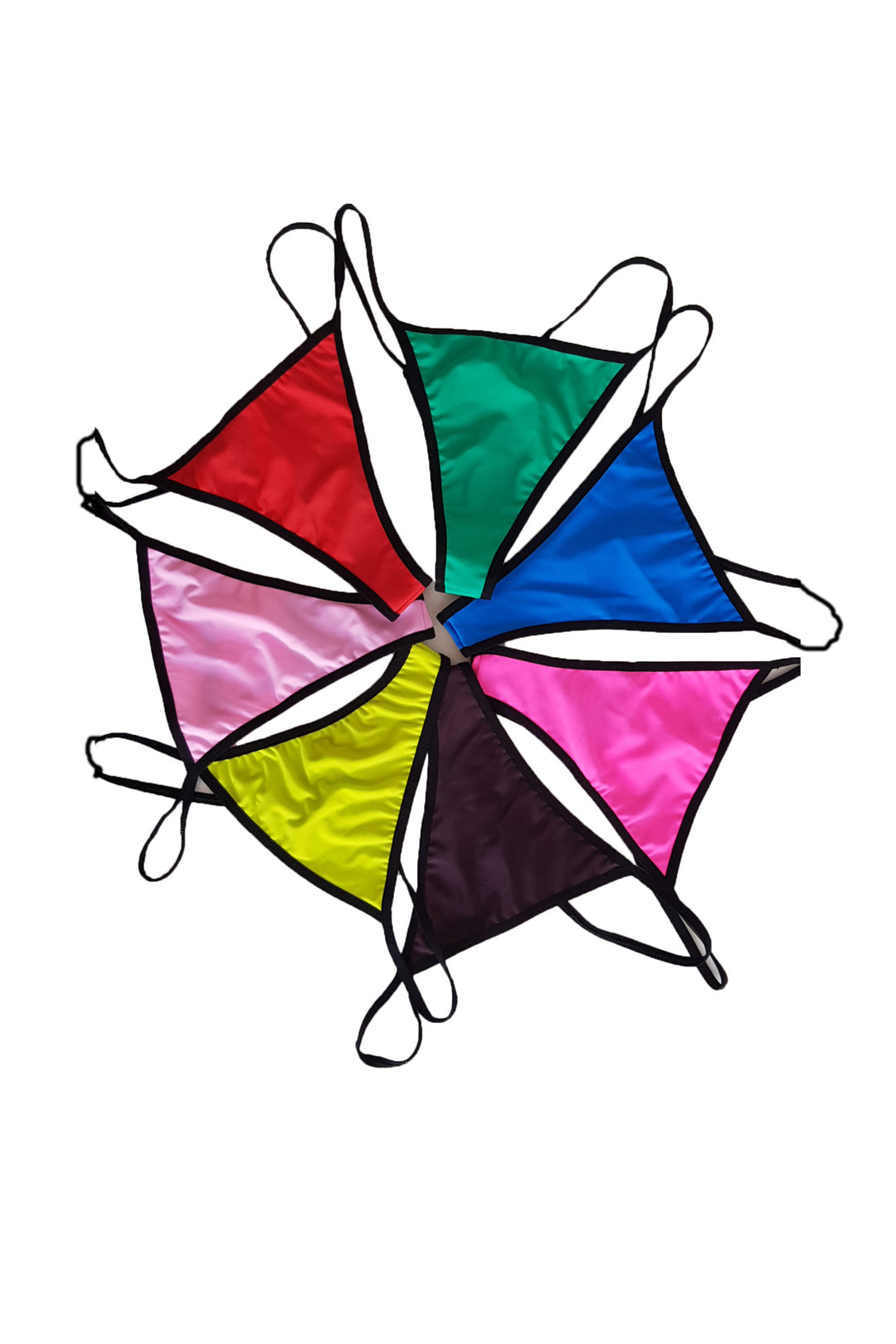 Set 7 buc chilot tanga, microfibra, multicolor, FANTAZIA, BLD by Exclusive