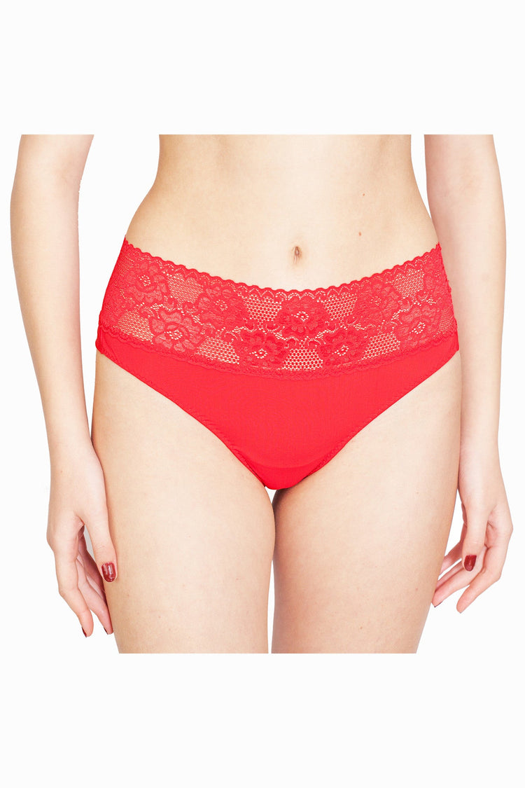 Chilot brazilian microfibra JOLIE Rosu