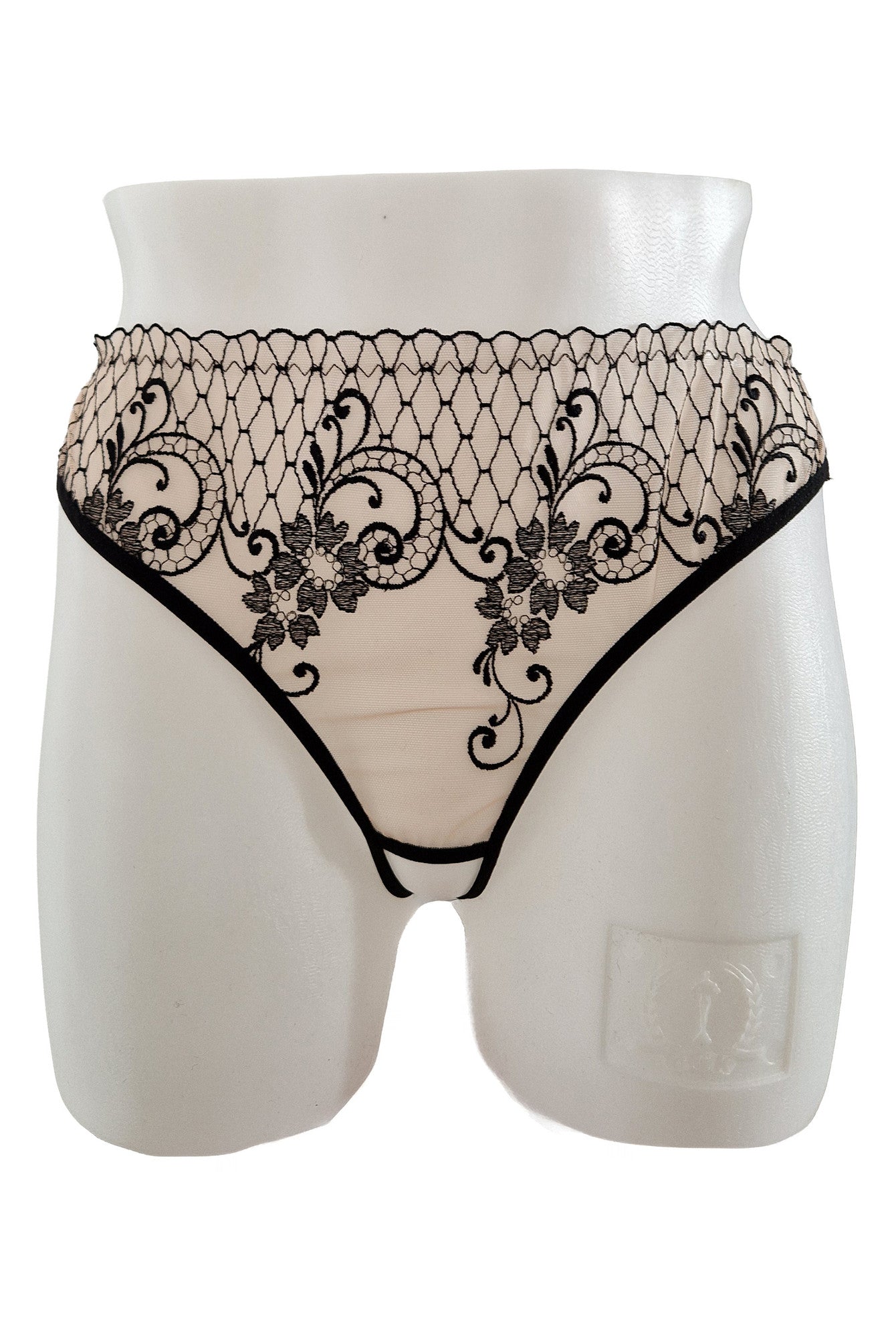 Chilot brazilian, broderie, nude, ZOE, BLD by Exclusive