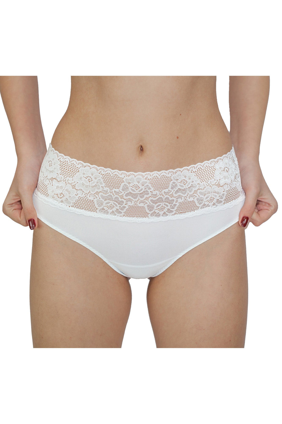 Chilot brazilian microfibra JOLIE Alb