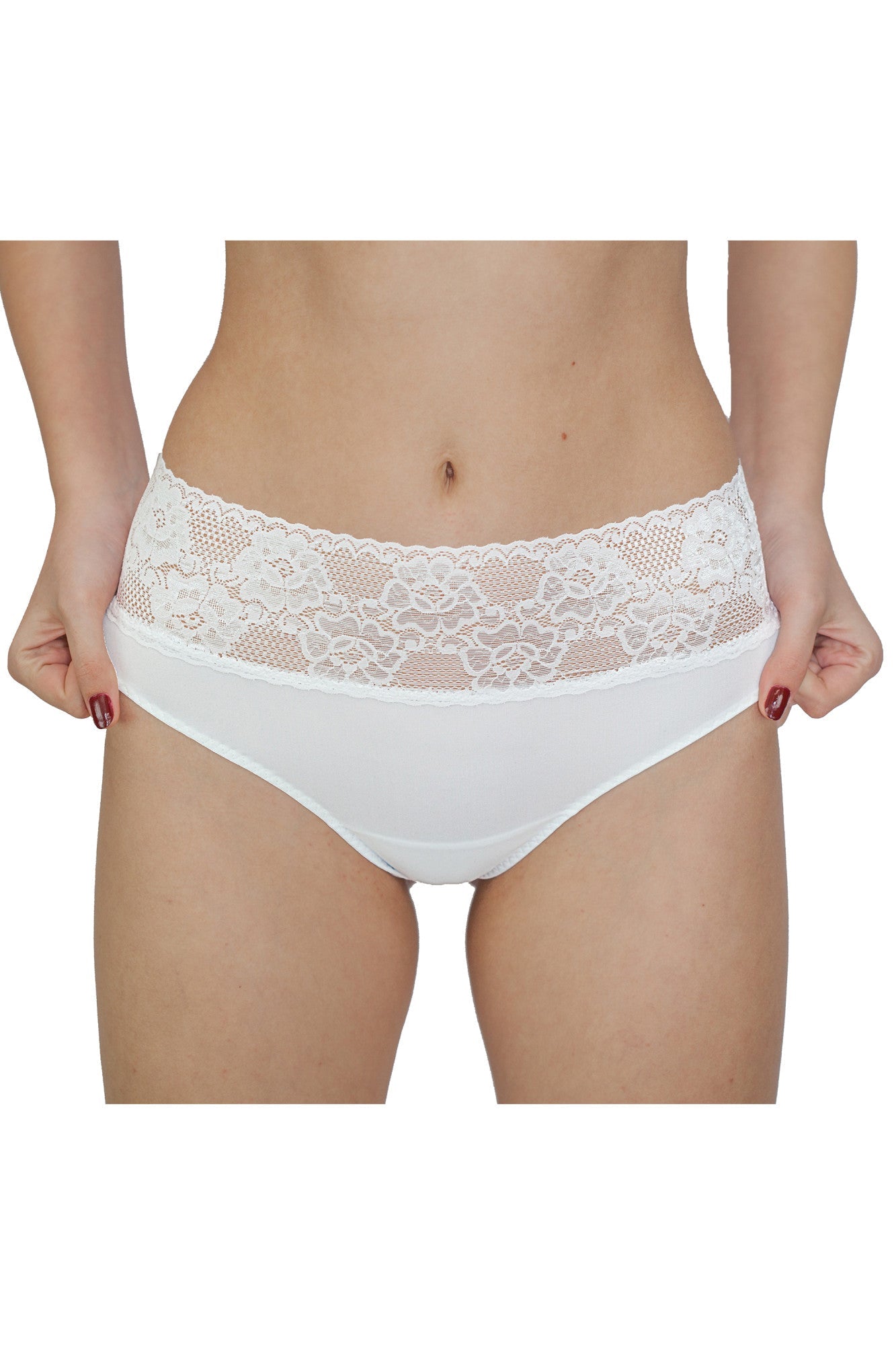 Chilot brazilian microfibra JOLIE Alb