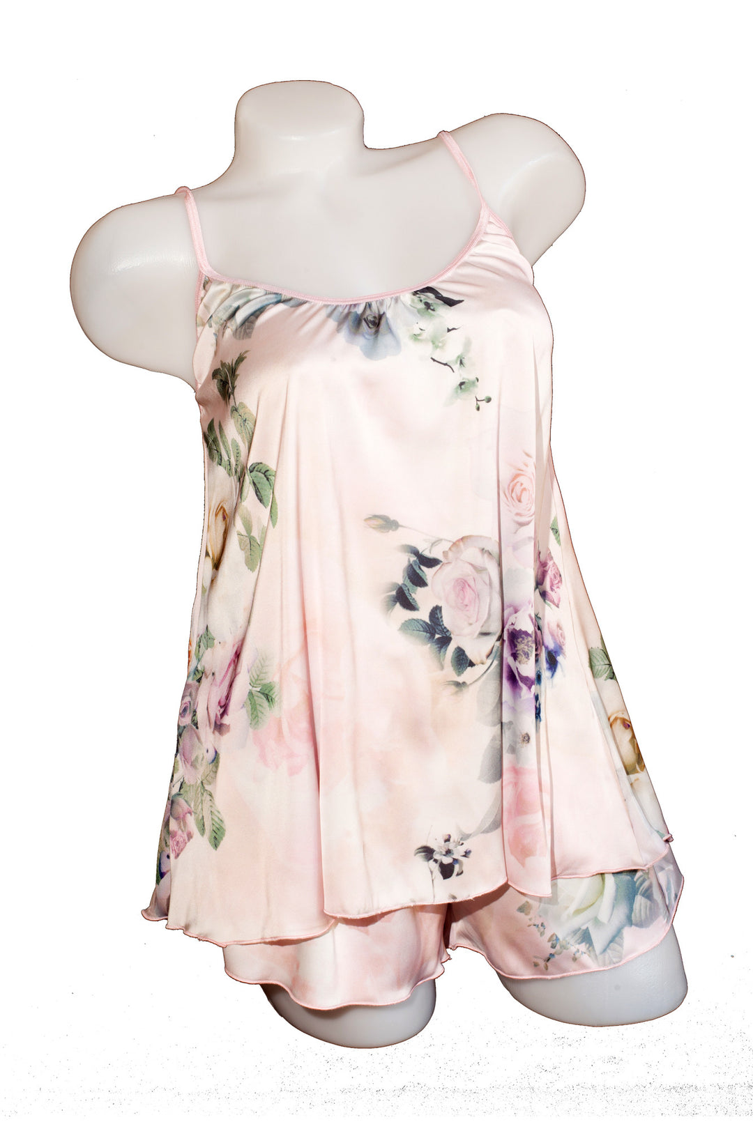 Pijama dama trei piese, satin soft imprimat, ROMANCE, BLD by Exclusive