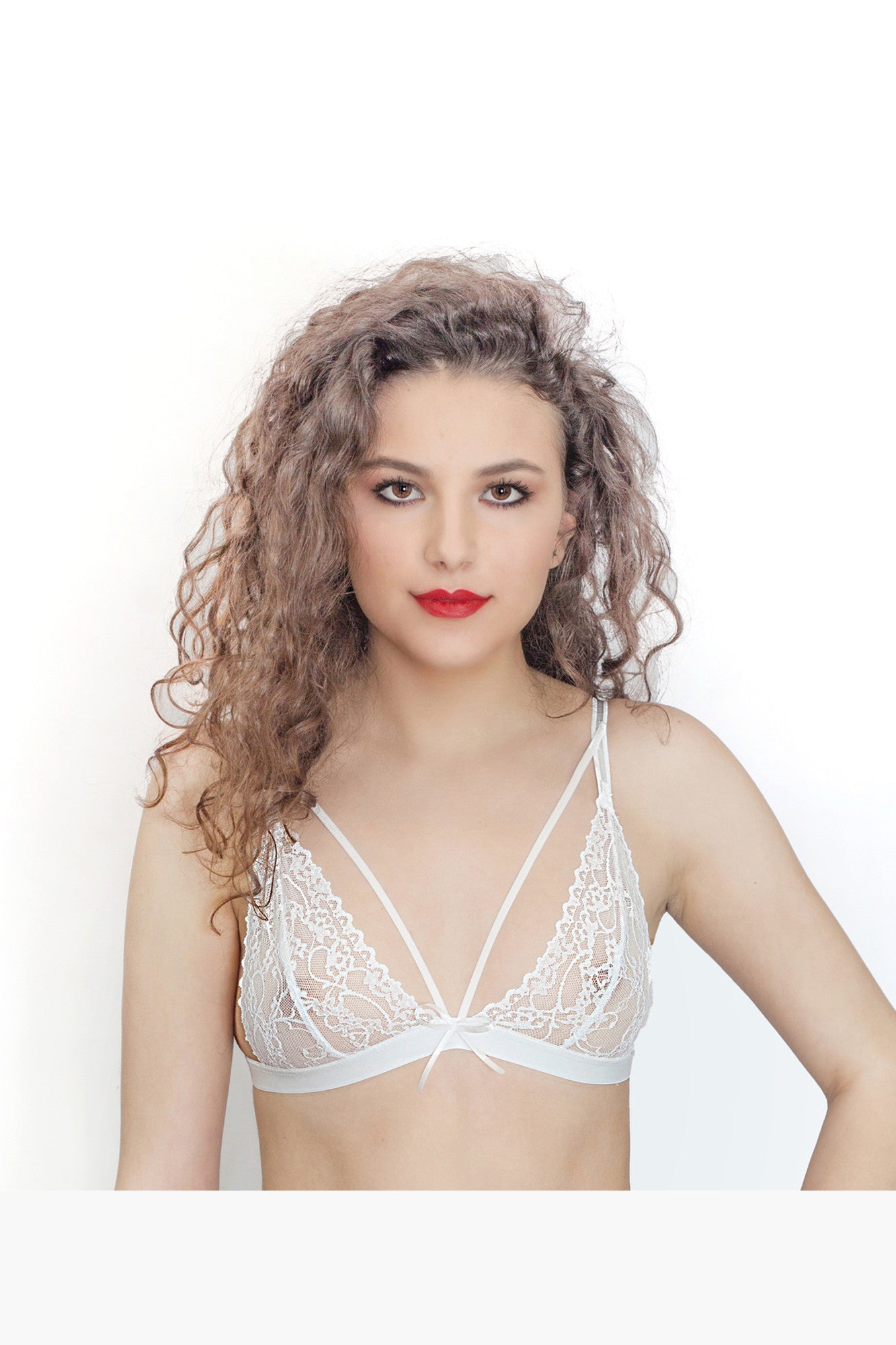 Sutien dantela PARIS Alb